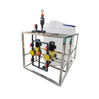 Dispositif de dosage entièrement automatique CE/ISO Floculant PAC/PAM Système de dosage d'acide et d'alcali Réservoir de dosage PE Équipement intégré
