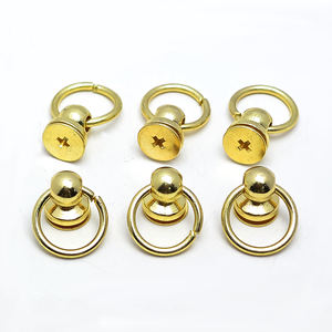 สกรูหัวพระโลหะสังกะสีอัลลอยชุบทองพร้อมโอริงสำหรับเคสโทรศัพท์มือถือและกระเป๋าถือผู้หญิง - Product Image 2