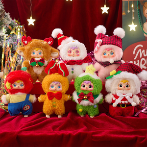 ชุดเดรสของแท้ของแท้ของซามูเอลคริสต์มาสกู๊ดไนท์<span class=keywords><strong>เพลง</strong></span>ชุดตุ๊กตาไวนิล15ซม. ตกแต่งคริสต์มาสตุ๊กตาพวงกุญแจตุ๊กตากล่องตาบอด - Product Image 3