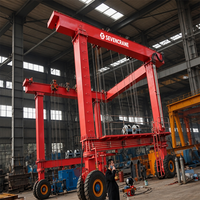 SEVENCRANE 40t Rubber Tyred Gantry Crane Tugas Berat Elektrik untuk Pelabuhan dan Area Kontainer