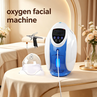 Appareil Hydra Portable Multifonctionnel avec Masque LED et Pistolet Pulvérisateur pour Rajeunissement de la Peau en Spa