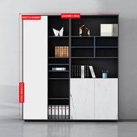 Armoire haute en bois à cinq couches classeur de bureau
