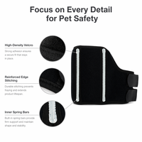 Collier cervical réglable PETSGUARD pour chien avec charnière métallique, soulagement de la douleur, qualité vétérinaire, durable et écologique