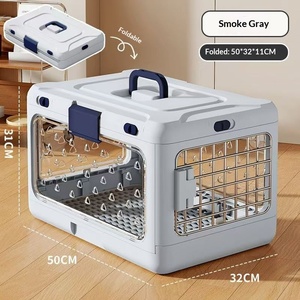 <span class=keywords><strong>Transportín</strong></span> Plegable Portátil de Material PP para Mascotas, para Viajes en <span class=keywords><strong>Avión</strong></span>, en Auto y Excursiones al Aire Libre, Transpirable, Bolsa de Viaje para Gatos - Product Image 5