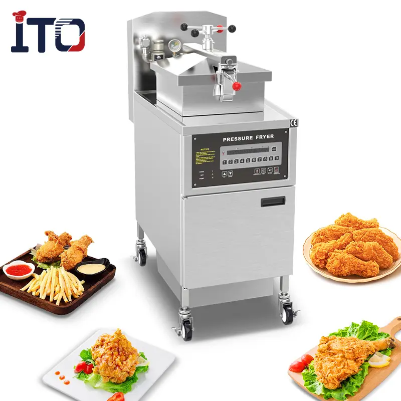Коммерческая электрическая Программирование KFC фритюрница KFC бростер куриная фритюрница под давлением с масляным фильтром