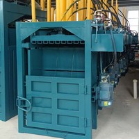 Presse à balles de laine de 20 à 40 tonnes, machine à balles verticale pour déchets de papier, film plastique, compacteur de carton, presse à balles