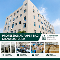 Individuell Bedruckte Luxus-Geschenktüte aus Kunstpapier mit Bandgriff für Boutique-Verpackungen und Einzelhandelsgeschäfte