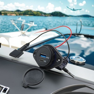 Enchufe de Montaje en Superficie Plana Qc3.0 Pd, Carga Rápida para Autobús, Barco, Caravana, Vehículo Recreativo, Vehículo, Doble USB, USB A, Tipo C, 12V, Toma de Corriente USB - Product Image 6