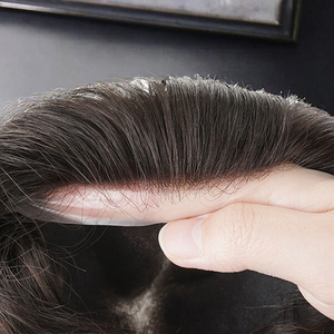 Parche de Cabello ASB Indian Remy Liso con Base de PU, 100% Densidad y Textura de 38mm - Product Image 3