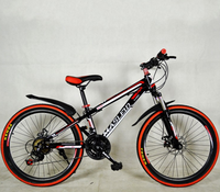 Vélo de route et de montagne à double paroi, jantes de 24 pouces, vélo de route, vente en gros d'usine, alliage d'aluminium avec cadre en acier à haute teneur en carbone, OEM