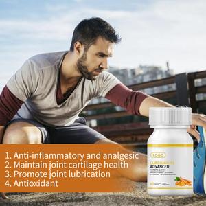 อาหารเสริมขมิ้นชันผสมขิง 95% สารเคอร์คูมินอยด์ แคปซูลเคอร์คูมิน สารสกัดจากพริกไทยดำไบโอเพอร์รีน อาหารเสริมเพื่อสุขภาพ เกรดอาหาร 60 แคปซูล สำหรับผู้ใหญ่ - Product Image 4