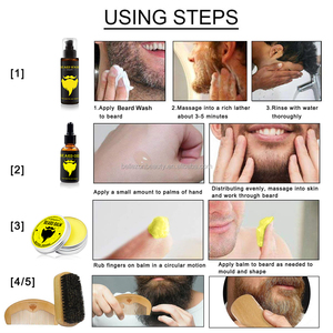 Kit de Crecimiento de Barba Natural, Marca Privada, Regalos Únicos para Hombres, Kit de Cuidado de Barba Todo en Uno, OEM/ODM - Product Image 3