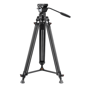 Kit de trépied photo professionnel <span class=keywords><strong>E</strong></span>-<span class=keywords><strong>IMAGE</strong></span> EK520 en alliage d'aluminium avec sac de transport, capacité de charge de 8 kg pour caméra vidéo - Product Image 1