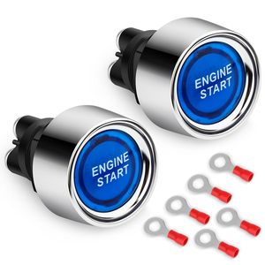 12V 50A momentary bắt đầu chuyển đổi, động cơ bắt đầu đẩy nút đánh lửa chuyển đổi với màu xanh LED cho xe ô tô - Product Image 1