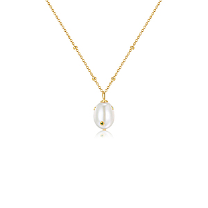 Collar <span class=keywords><strong>de</strong></span> <span class=keywords><strong>perlas</strong></span> Gemnel, joyería única, piedra verde - Product Image 1