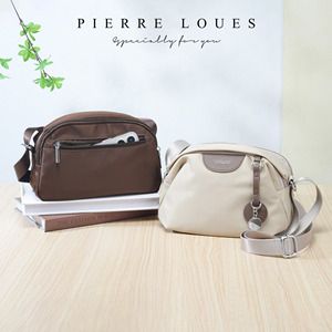 กระเป๋าสะพายข้างผู้หญิง Pierre Loues สีน้ำตาล ผ้าอ็อกซ์ฟอร์ดกันน้ำ ความจุขนาดใหญ่ กระเป๋าสำหรับเดินทาง ใช้ได้ทุกวัน - Product Image 3