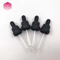 Pipettes en verre LANJING 1 ml/2 ml avec collier en PP, bouchons de pipette en verre marqués pour l'emballage d'huiles essentielles
