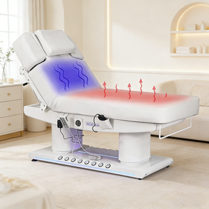 <b>Electric</b> Massage <b>Table</b> for Beauty Salon Leather Upholstery With Heating Function <b>Table</b> De Massage Commercial - Product Image 1