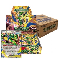 Boîte de boosters scellée Pokémon TCG Émeraude Tempête M6 d'usine japonaise, vente en gros, fournisseur de cartes rares de collection pour adultes