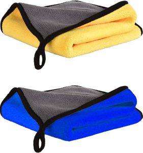 Toalla de Microfibra de Poliéster de Alta Calidad, 400g, 30cm x 40cm, de Secado Rápido, Tejida, para Lavado de Autos, Fuertemente Absorbente, Limpia y Duradera - Product Image 1