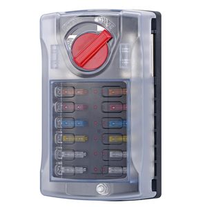 Блок предохранителей 12 Вольт, водонепроницаемая панель предохранителей лодки со светодиодным сигналом, влагостойкая крышка, - Product Image 3