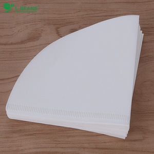 Filtres à café en papier L-Beams V02 blancs pour cafetière à filtre, couleur unie - Product Image 3