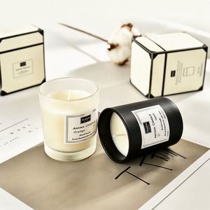 Directly Supplied Manufacturer Handmade Glass Cup Shape Soy <b>Wax</b> <b>Candles</b> Smokeless Suitable Gifts - Product Image 1