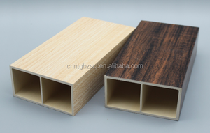 WPC Nhà Máy Giá Rỗng Composite Teak Cột Gỗ Ống Cho Phân Vùng Tường <span class=keywords><strong>Panel</strong></span> 100*100Mm Trung Quốc Nhà Cung Cấp - Product Image 4
