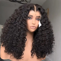 Perruques Courtes Bob Frisées Kinky en Cheveux Naturels Vietnamiens Bruts, Perruques Pixie Cut en Cheveux Humains, Perruques Lace Frontal pour Femmes Noires – Vente en Gros