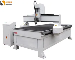 1300*2500Mm Router CNC Kayu HZ1325 untuk Ukiran dan Pemotongan Furnitur Kayu Daur Ulang