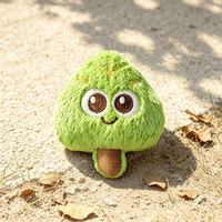 Porte-clés en peluche mignon en forme de feuille d'érable et de sycomore, poupée en peluche de dessin animé, pendentif de sac, vente en gros