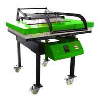 Presse à chaud pour t-shirts de grande taille 80 cm x 100 cm avec conception coulissante, machine de transfert par sublimation