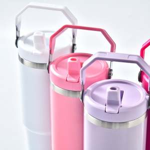 Expédition depuis l'entrepôt américain : Tasses à café isothermes personnalisées en gros de 30 oz pour l'extérieur, en acier inoxydable avec poignées de levage - Product Image 2