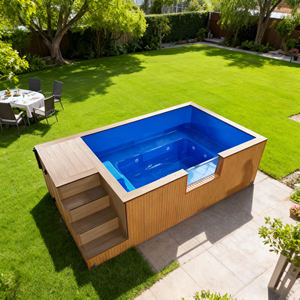 Entreprises de fournitures pour piscines en Chine, piscine en fibre de verre pour adultes, piscine extérieure hors sol, grande piscine - Product Image 4