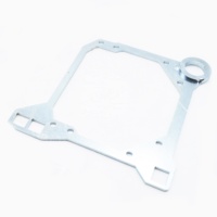 Accessoires de voiture Cadre d'adaptateur de projecteur pour Nissan Patrol 2012-2018 Cadre de support d'objectif de projecteur LED