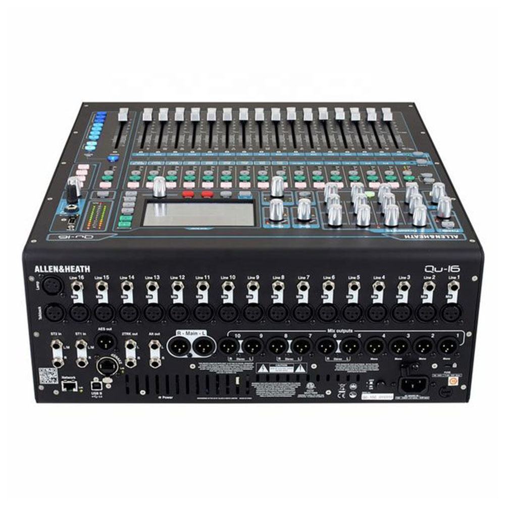 【美品】ALLEN&HEATH QU-16 デジタルミキサー Allen&Heath デジタルミキサー Qu-16C + ステージボックスセット【福山