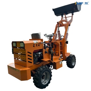 Mini-chargeuse durable YGZG 4x4 à moteur diesel, faible consommation <span class=keywords><strong>de</strong></span> carburant, pour ferme, ranch, <span class=keywords><strong>verger</strong></span>, aménagement paysager - Product Image 2
