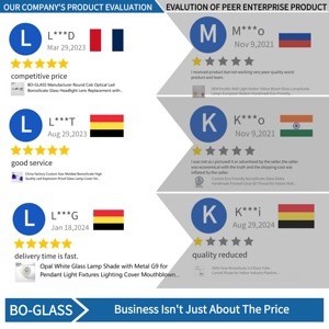 BOGLASS Maßgefertigter Maschinenschleifglas-Lampenschirm mit quadratischer Oberfläche, Gletschertextur, Klarglas für Garten, Wand, Küsten- und Traditionelle Stilrichtungen - Product Image 5