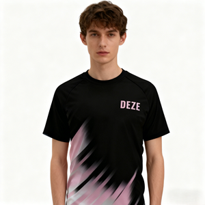 ZEDE Anpassbare Unisex Bedruckte Schnelltrocknende T-Shirts Sportbekleidung Uniformen mit Kurzen Ärmeln für Erwachsene Lauf-T-Shirts - Product Image 1