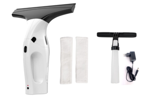 Limpiacristales con Aspiradora y Barra Extensible, Herramienta Eléctrica para Limpieza de Ventanas con Batería y Tanque de Agua Sucia - Product Image 2