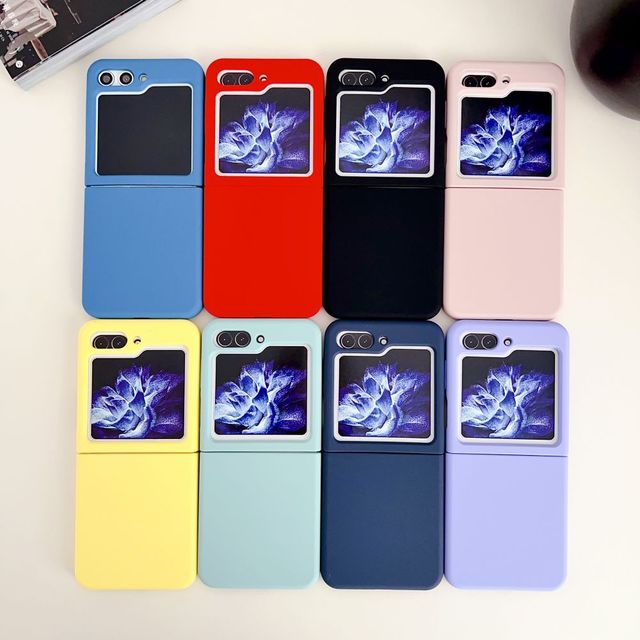 High Quality Design case for Samsung Z Flip 5 Soft Silicone Cellphone Cover Skin Feel Mobile Phone Shell
