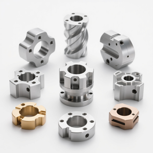 Hersteller Präzisions-CNC-Frästeile nach Maß Aluminium CNC-Drehteile Edelstahl CNC-Bearbeitungsservice - Product Image 1