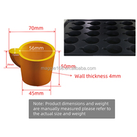 Nouvelle machine à gaufres 20 trous 110V/220V pour tasses à expresso, biscuits, gobelets à thé, en acier inoxydable 201, économe en énergie, idéale pour les petites entreprises