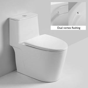 Inodoro de Cerámica Moderno de Una Pieza, Alargado, para Baño y Uso Doméstico, con Certificación CUPC - Product Image 2
