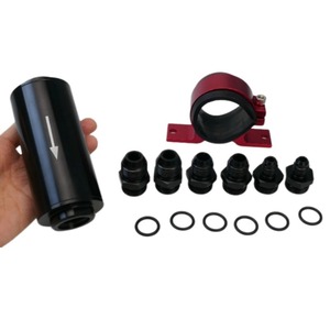 Kit de filtro de combustible Haofa de 121 mm x 48 mm con adaptador An6 An8 An10 y soporte de montaje de 50 mm para reemplazo - Product Image 2