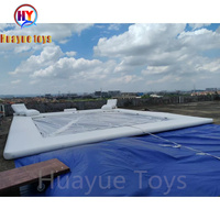 Piscine de yacht de mer de plate-forme gonflable flottante d'eau d'océan de douane à vendre