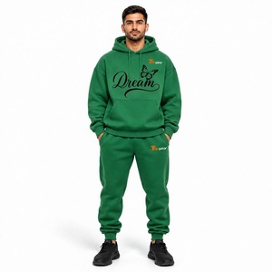 Ropa personalizada, ropa de calle, conjunto de pantalones de chándal y sudaderas con capucha, chándales de gran tamaño para hombres, Sudadera con capucha, pantalones de chándal de peso pesado, conjunto suelto para hombres - Product Image 1