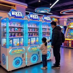 ตู้ขายลูกบอลกระโดดนำโชคแบบหยอดเหรียญ |   ตู้เกมส์ของขวัญแบบสุ่มสำหรับศูนย์เกมและอาร์เคด - Product Image 6