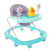 Usine pas cher pliant en plastique trotteur pour bébé multi fonction bébé poussette transporteur landau assis pour se tenir avec barre de poussée musique