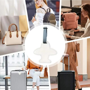 แท็กกระเป๋าเดินทางสำหรับกระเป๋าสัมภาระป้ายกำกับบนเครื่องบินหนัง PU สำหรับระบุกระเป๋าเดินทางกระเป๋าเดินทางขึ้นเครื่อง - Product Image 2